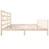 Estructura de cama madera maciza de pino 180x200