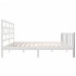 Estructura de cama madera maciza de pino blanca 150x200