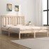 Estructura de cama madera maciza de pino 150x200