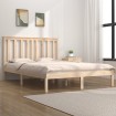 Estructura de cama madera maciza de pino 150x200 cm