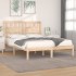 Estructura de cama madera maciza de pino 140x200