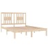 Estructura de cama madera maciza de pino 120x200