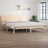 Estructura de cama madera maciza 180x200