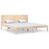 Estructura de cama madera maciza 180x200