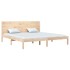 Estructura de cama madera maciza 180x200