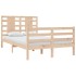 Estructura de cama madera maciza de pino 120x200