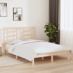 Estructura de cama madera maciza de pino 140x200 cm