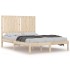 Estructura de cama madera maciza 120x190