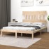 Estructura de cama de madera maciza de pino 160x200