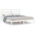 Estructura de cama madera maciza blanco Supe King 180x200