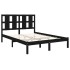 Estructura de cama madera maciza de pino negro 120x200