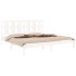 Estructura de cama madera maciza blanco Supe King 180x200