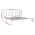 Estructura de cama madera maciza blanco Supe King 180x200