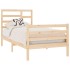 Estructura de cama madera maciza 75x190