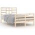 Estructura de cama madera maciza de pino 120x200