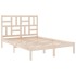 Estructura de cama madera maciza 140x200