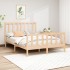 Estructura de cama madera maciza de pino 140x190