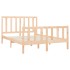 Estructura de cama madera maciza de pino 140x190