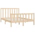 Estructura de cama madera maciza 120x200