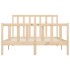 Estructura de cama madera maciza 120x200