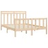 Estructura de cama de madera maciza de pino 160x200