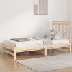 Sofá cama extraíble madera maciza de pino 2x(90x190) cm