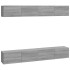 Muebles de TV 4 piezas gris Sonoma 100x30x30