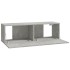 Set de muebles de TV 6 pzas madera contrachapada gris