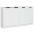 Aparadores 2 uds madera contrachapada blanco 60x30x70