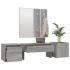 Set de muebles de recibidor madera contrachapada gris