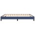 Estructura de cama box spring tela azul 160x200