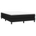 Estructura de cama box spring tela negro 140x200