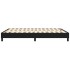 Estructura de cama box spring tela negro 140x200