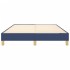 Estructura de cama box spring tela azul 140x200