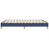 Estructura de cama box spring tela azul 140x200