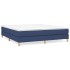 Estructura de cama box spring tela azul 180x200