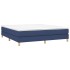 Estructura de cama box spring tela azul 180x200