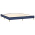 Estructura de cama box spring tela azul 180x200