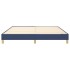 Estructura de cama box spring tela azul 180x200