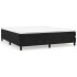 Estructura de cama box spring terciopelo negro 180x200