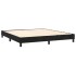 Estructura de cama box spring terciopelo negro 180x200