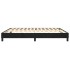 Estructura de cama box spring terciopelo negro 180x200