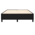 Estructura de cama box spring tela negro 140x190