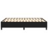 Estructura de cama box spring tela negro 140x190