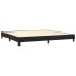 Estructura de cama box spring terciopelo negro 200x200