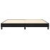 Estructura de cama box spring terciopelo negro 200x200