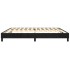 Estructura de cama box spring terciopelo negro 200x200