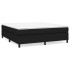 Estructura de cama box spring tela negro 180x200