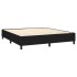 Estructura de cama box spring tela negro 180x200