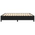 Estructura de cama box spring tela negro 180x200